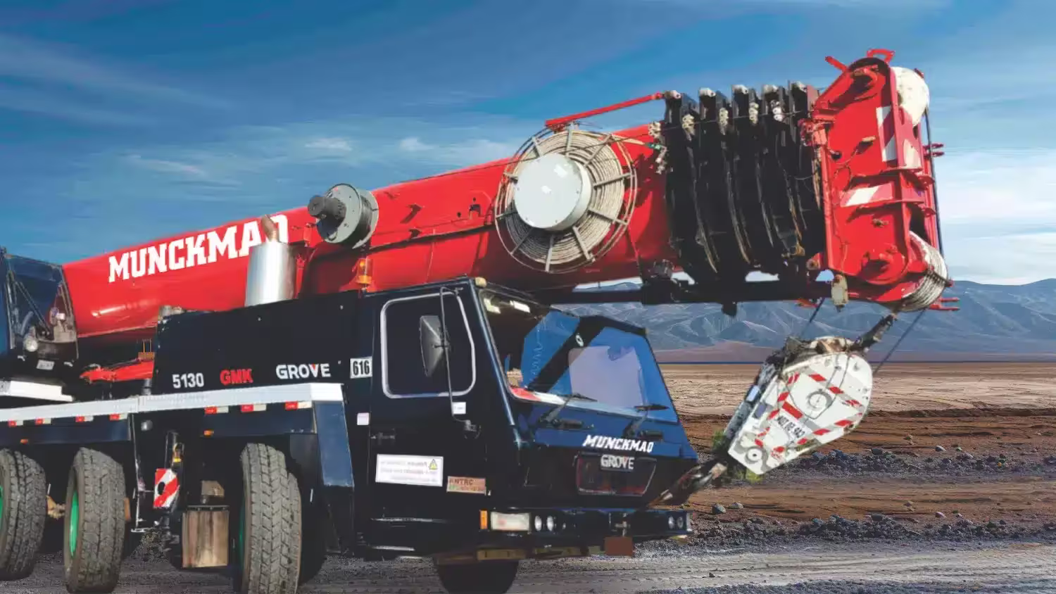 Caminhão Munck disponível para locação em Campinas – frota MunckMaq