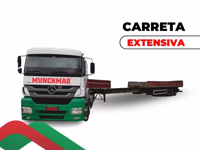 Locação de carreta extensiva para transporte pesado de cargas longas em Catalão GO
