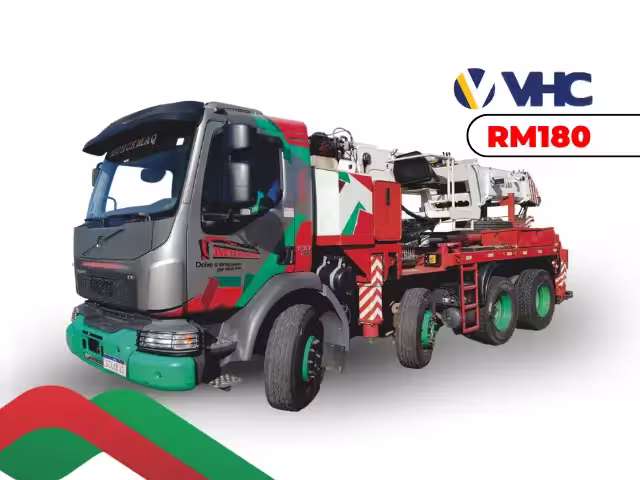 Guindaste VHC RM180 de 35 toneladas disponível em Catalão Goiás