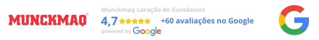 Munckmaq 4,7 estrelas no Google - mais de 60 avaliações